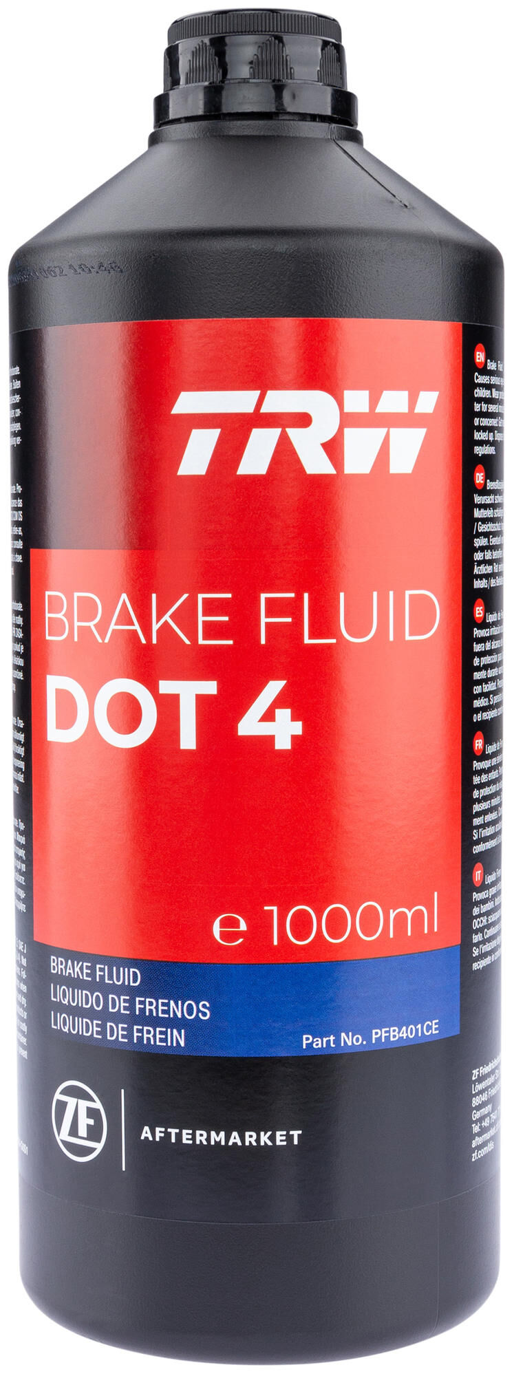 Trw brake fluid dot 4 brake fluid. dot4 1 liter