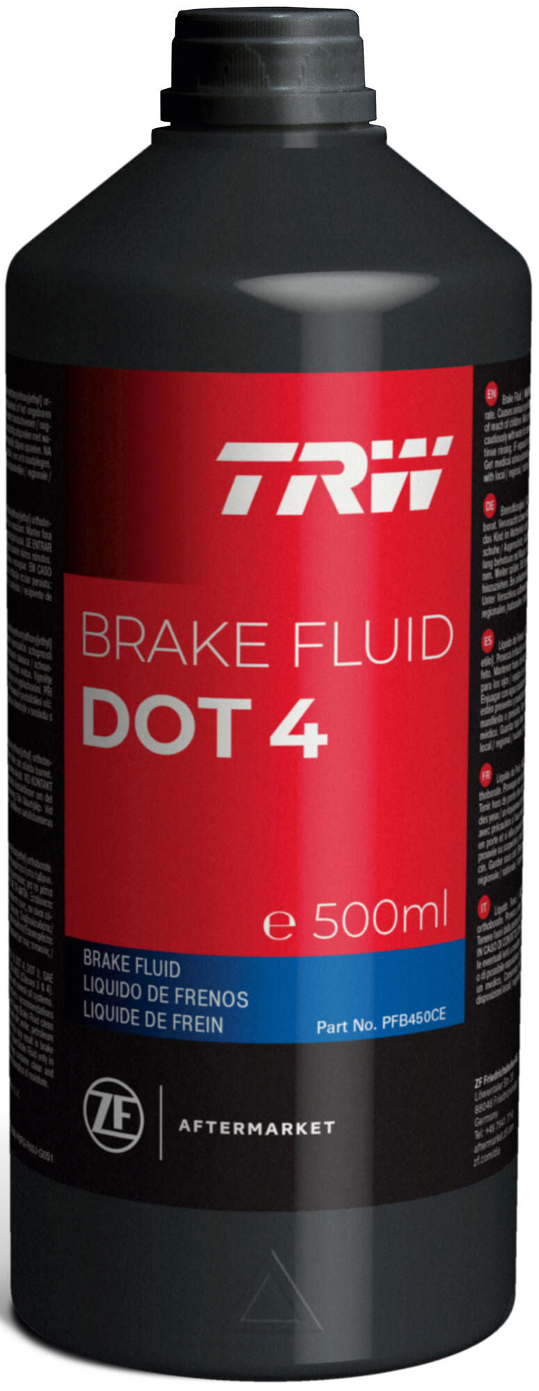 Trw brake fluid dot 4 brake fluid. dot4 500 ml