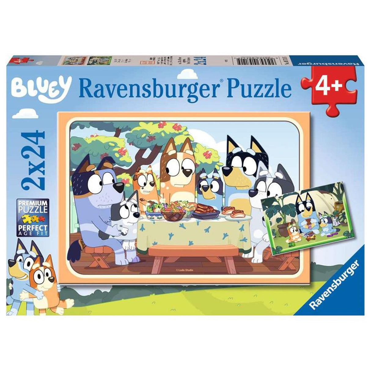 Ravensburger - Bluey Jigsaw Puzzle 2x24 pieces