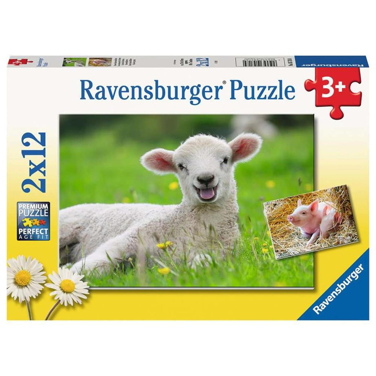 Ravensburger - Farm Animals Jigsaw Puzzle 2x12 pieces