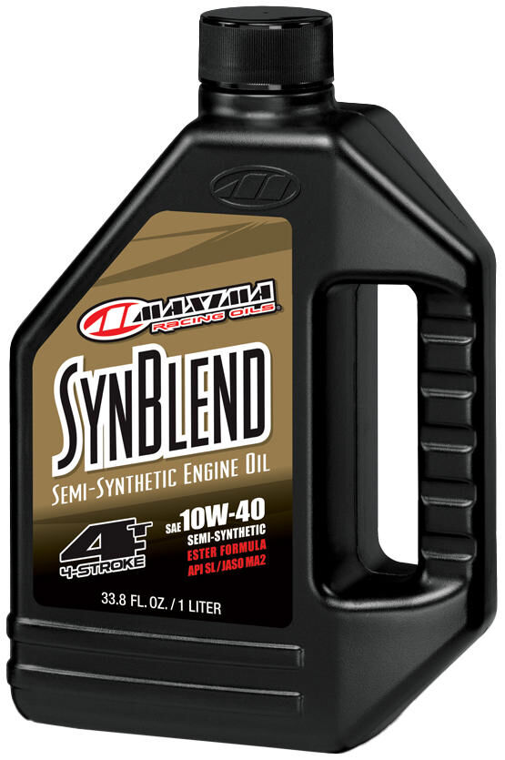 Maxima Racing Oils Motor Oil Maxima Syn Blend Ester 4T 10W-40 1L