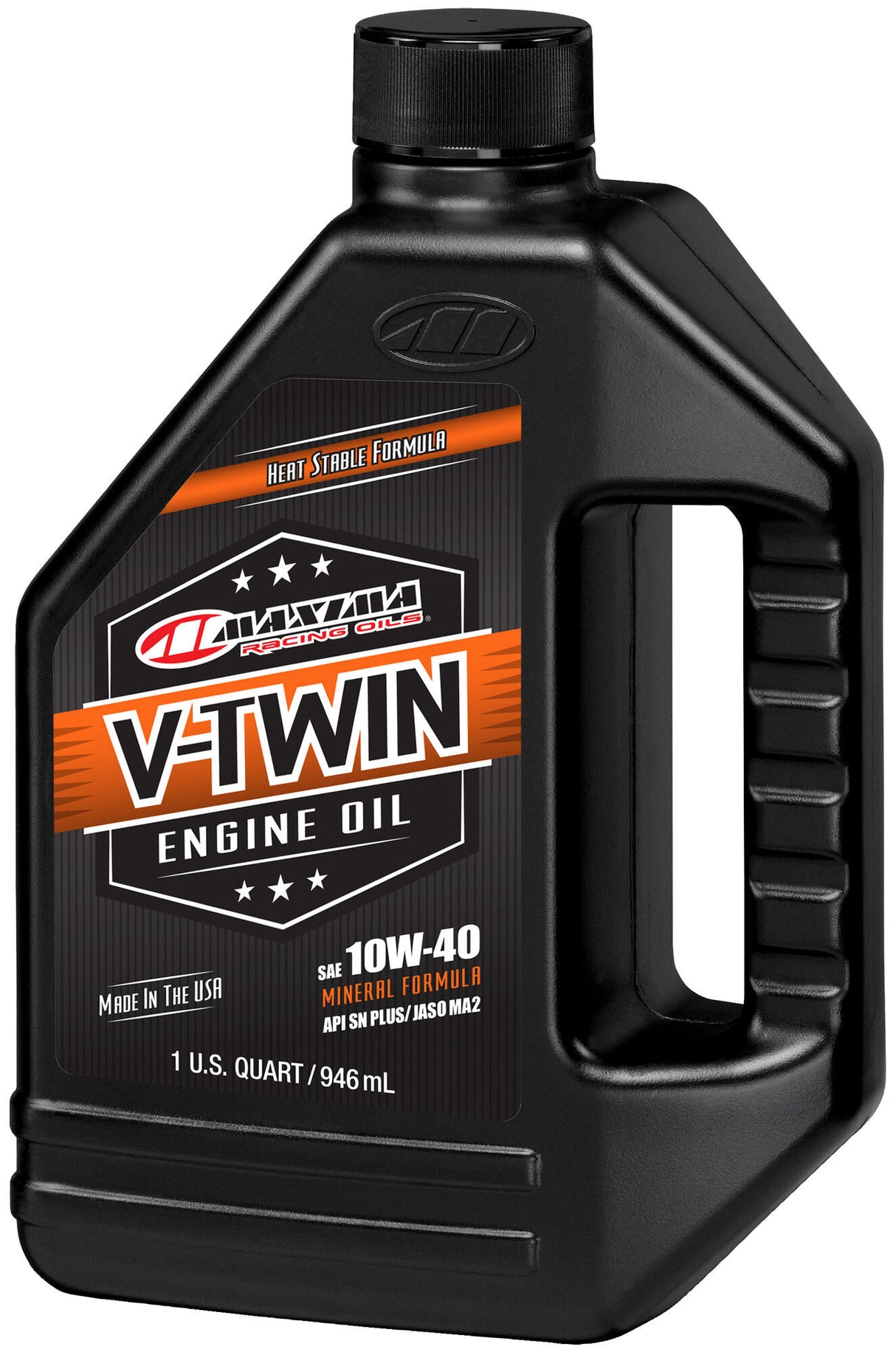 Maxima racing oils motor oil v-twin mineral. motor oil maxima v-twin mineral 10w-40 946ml