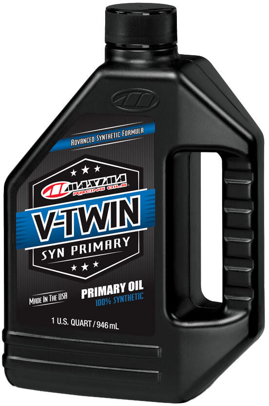 Maxima racing oils transmission oil v-twin synthetic primary oil 80w . Drive oil 80wt maxima 946ml v-twin full