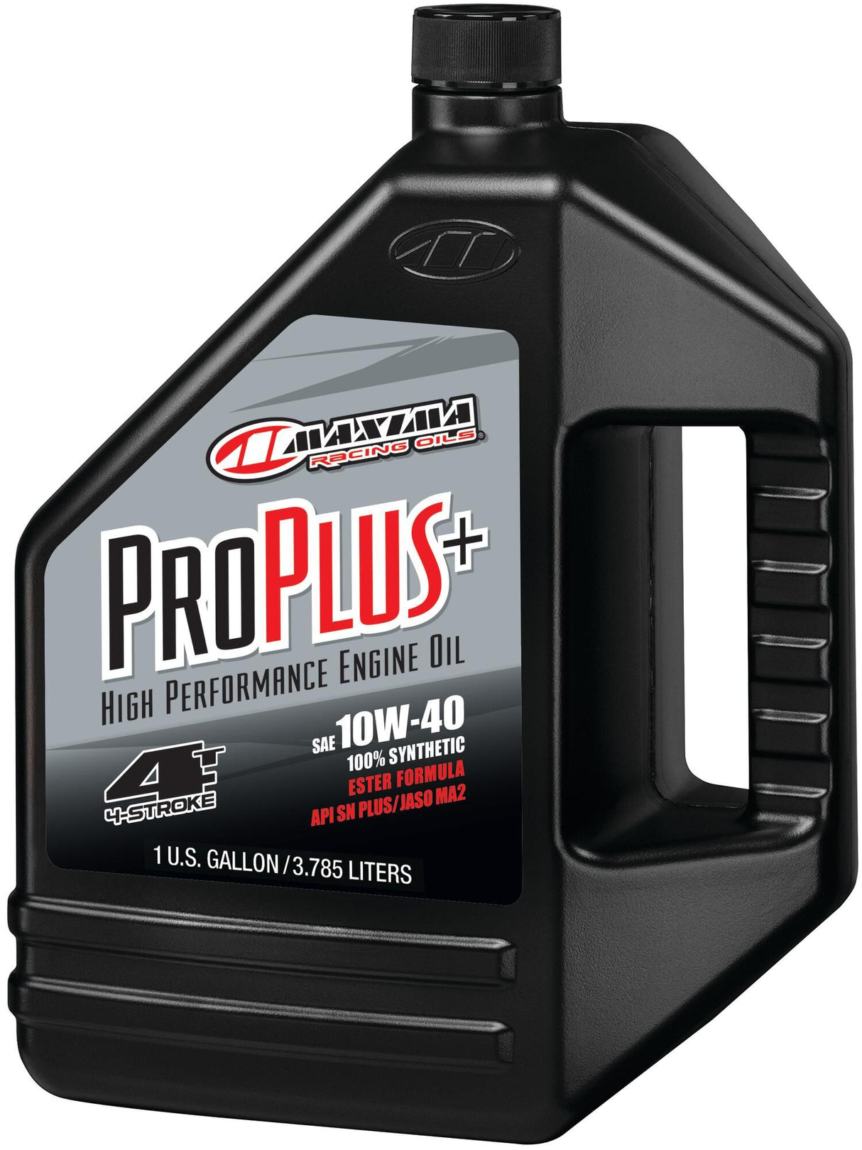 Maxima racing oils motor oil pro plus+ 4t. motoroil 4t 10w-40 maxima 3.785l per plus