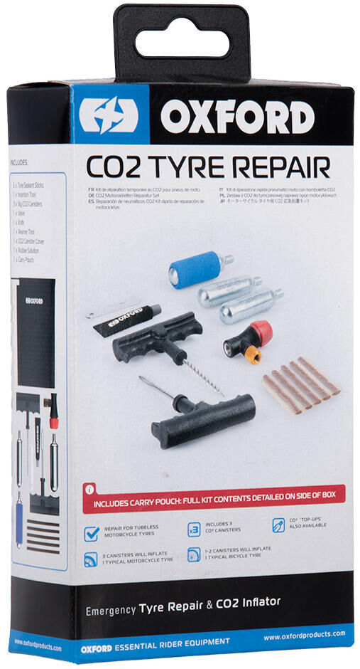 Oxford bandenreparatieset co2-bandenreparatieset . tire repair set ox720