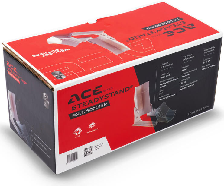 Acebikes ace bikes front wheel standard steadystand fixed scooters. motorcycle stand steady stand fixed scooter