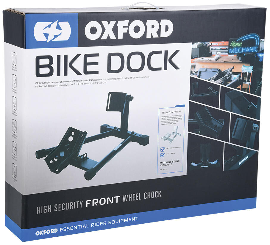 Oxford voorwiel standaard motorcycle stand ox288