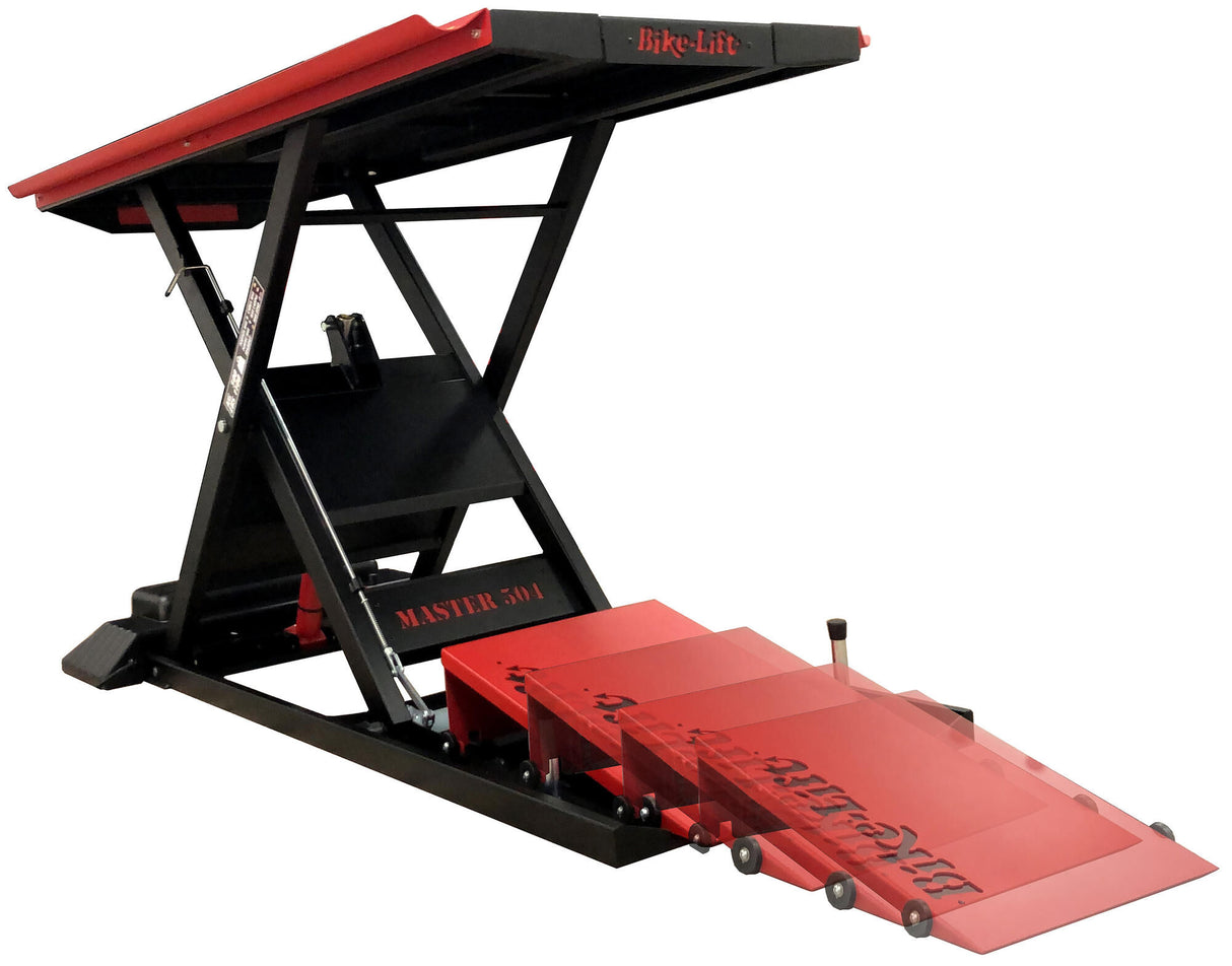 Bike-lift bike lift hefbrug master 504 gate retract