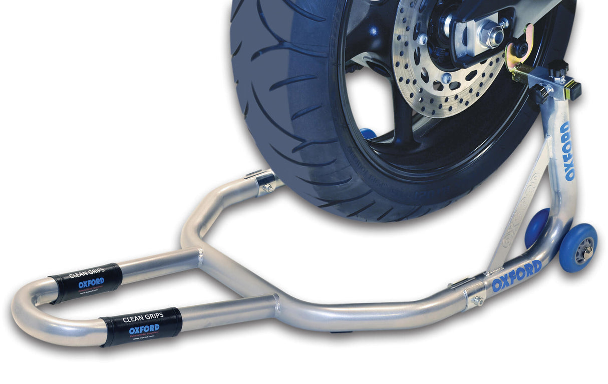 Oxford mounting standard premium rear paddock stand. mountingst. premium back silver