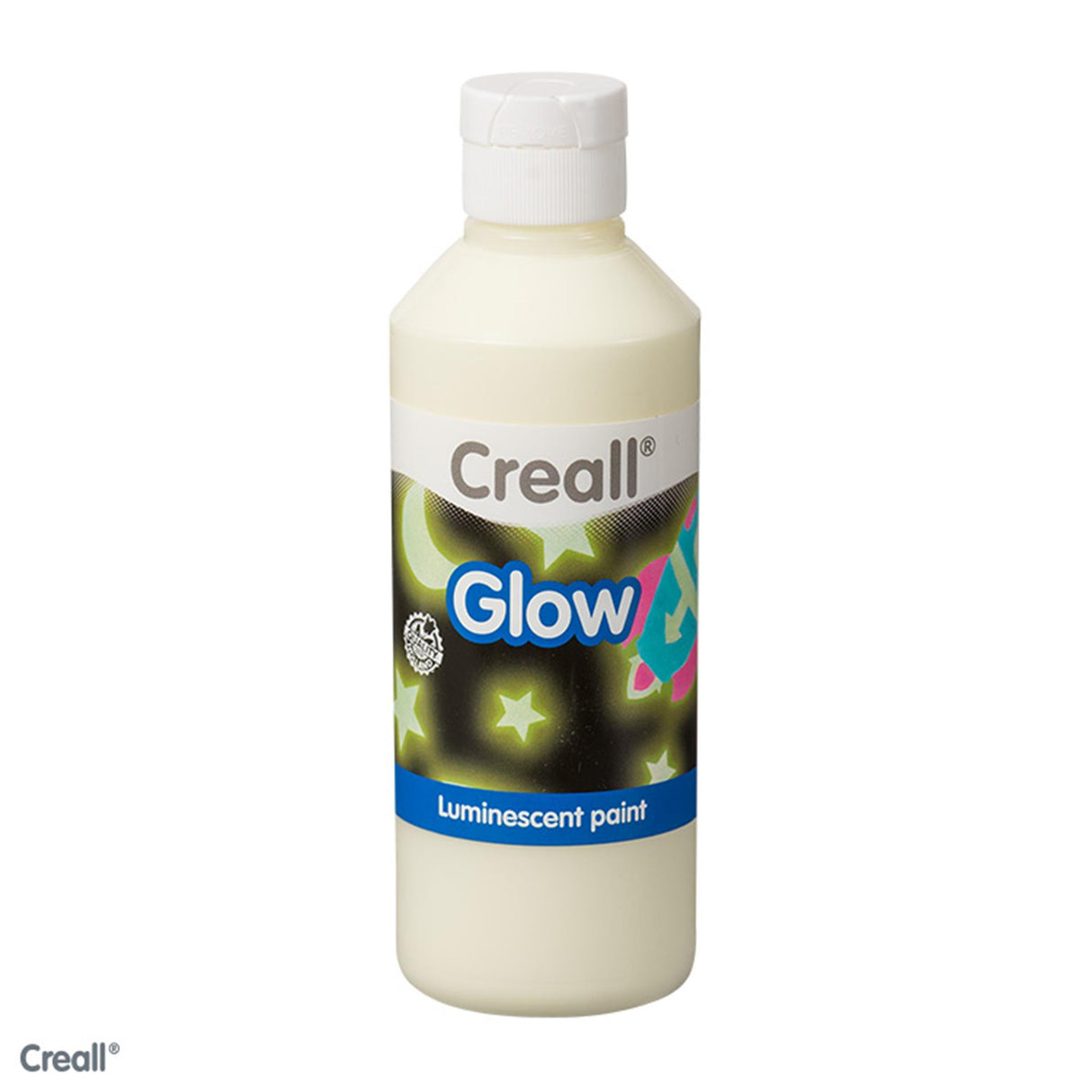 Creal Glow in the Dark Paint Green-geel, 250 ml