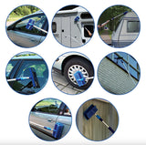 Proplus telescopic washing brush set 3m including sponge squeegee