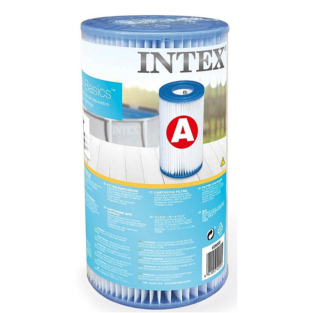 Cartuccia filtrante Intex 29000 tipo a 12 pezzi per piscina 244 305 366 cm