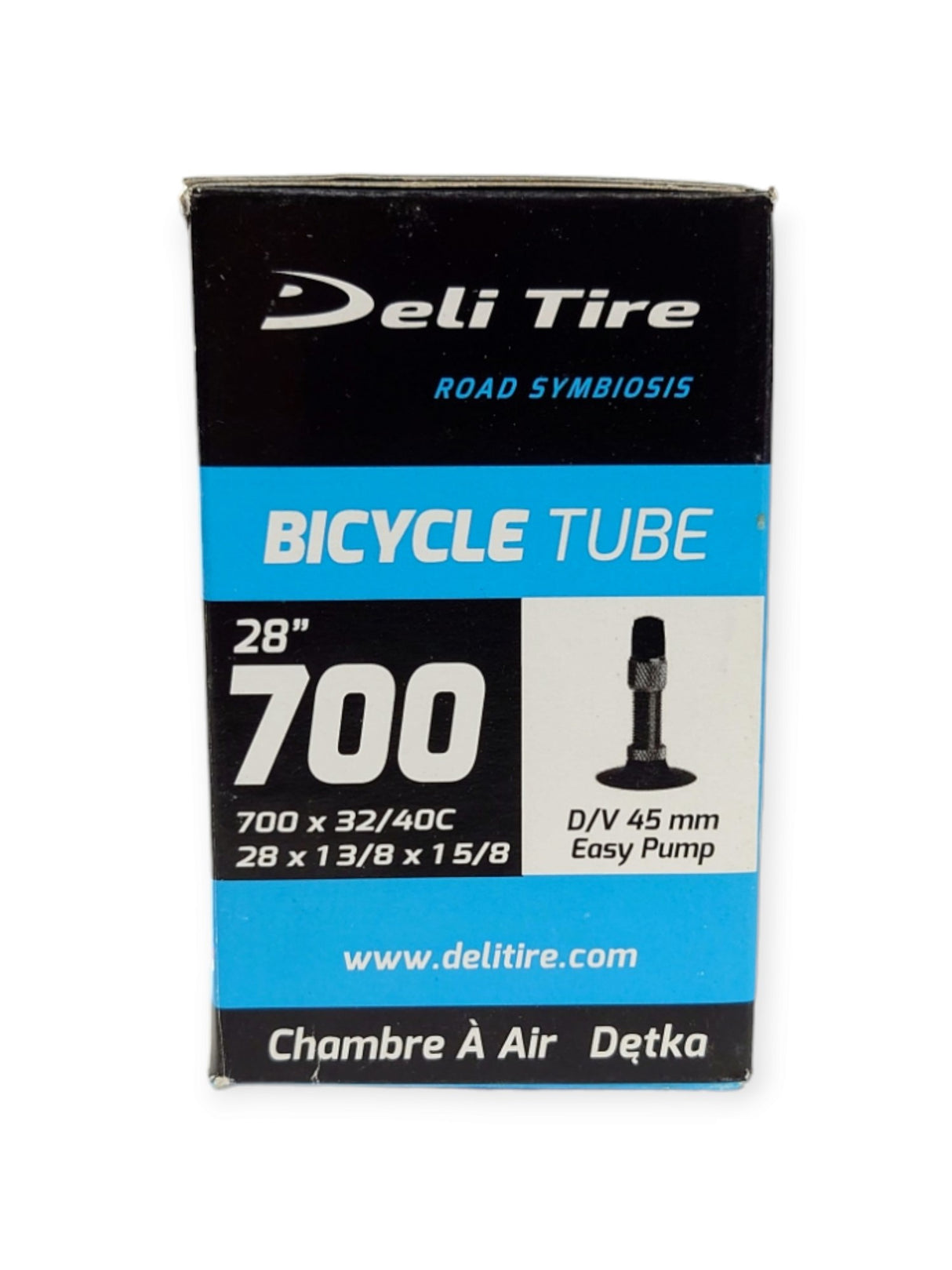 Deli Tire inner tube dv17 28 inch 28x1 5 8x1 3 8 37 42-622 45 mm