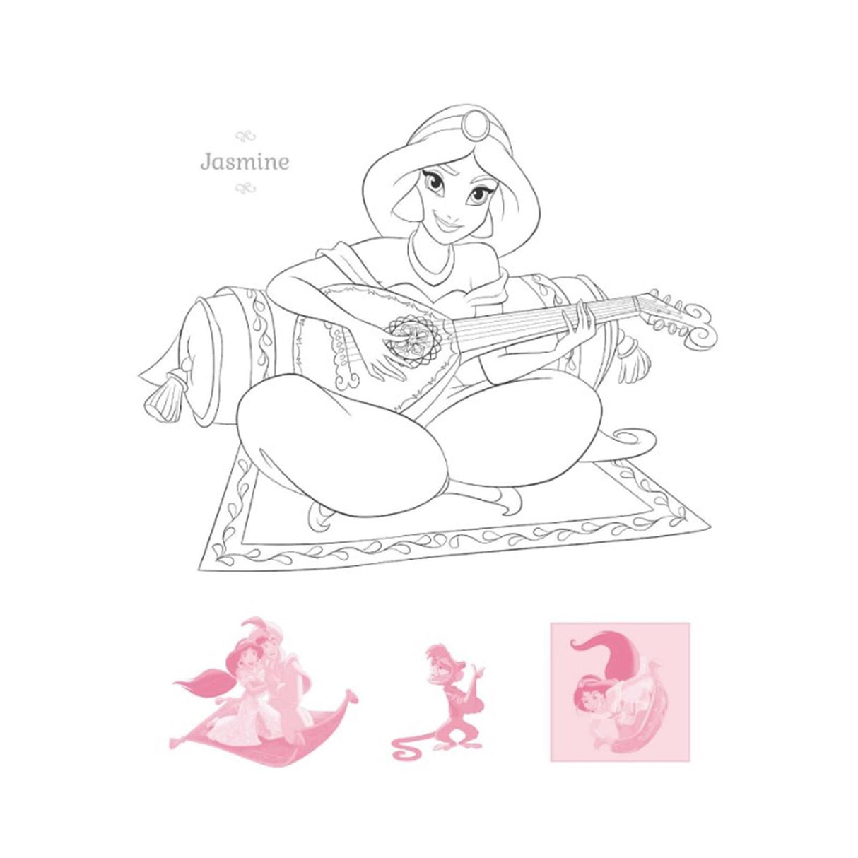 Deltas Disney Princess Sticker Parade