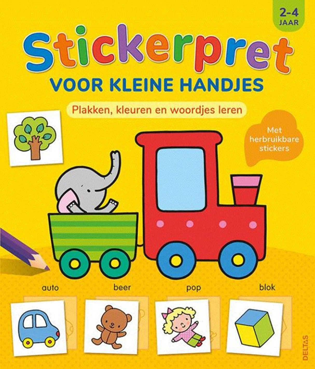 Delta sticker fun for little hands, 2-4 years