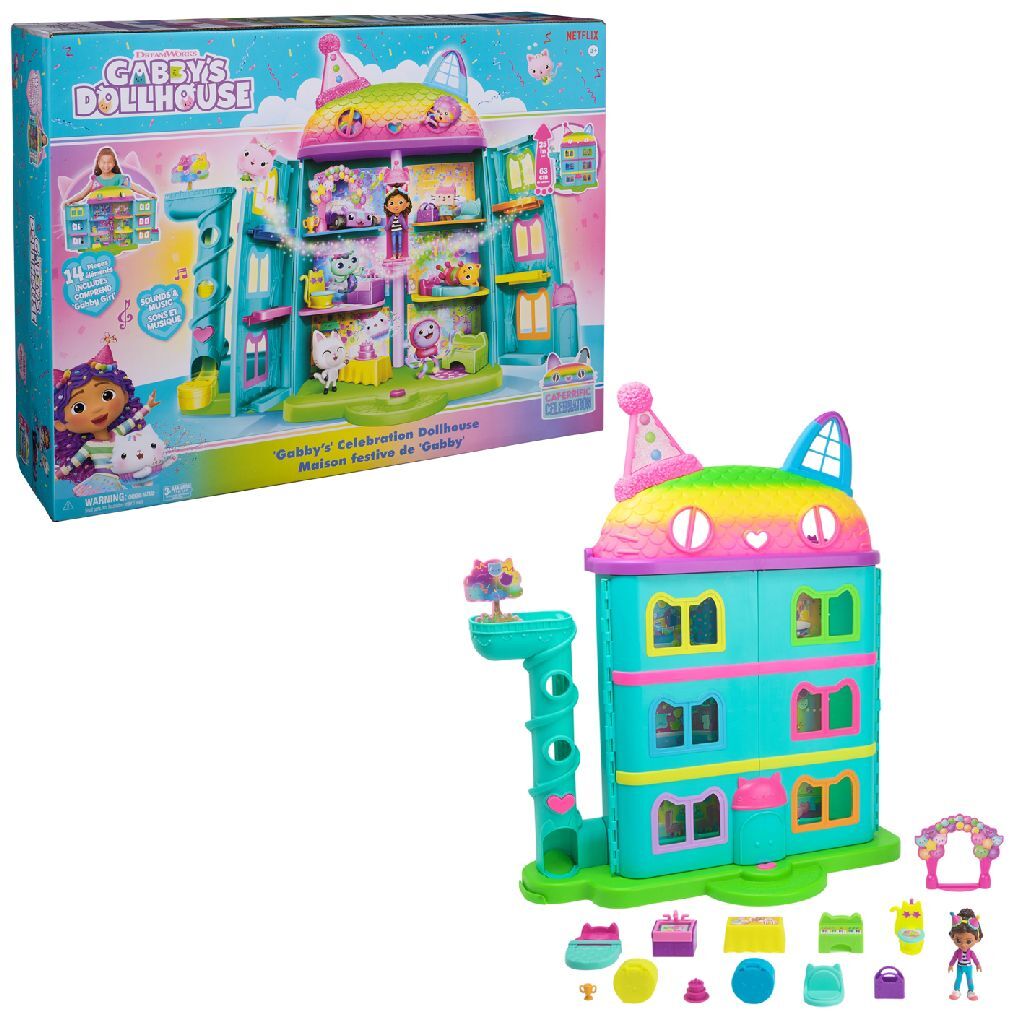 Gabby's Dollhouse Celebration's Celebration Poppenhuis (Nouveau)