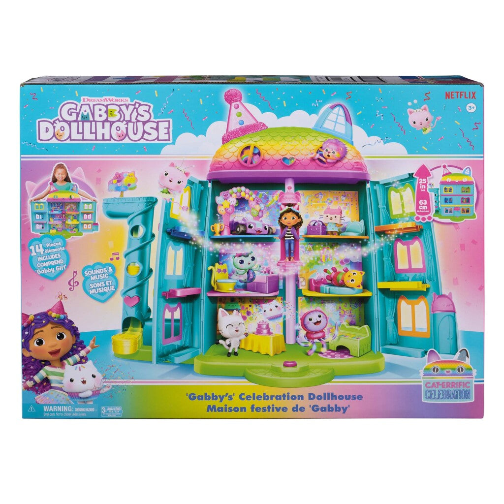 Gabby's Dollhouse Celebration's Celebration Poppenhuis (Nouveau)