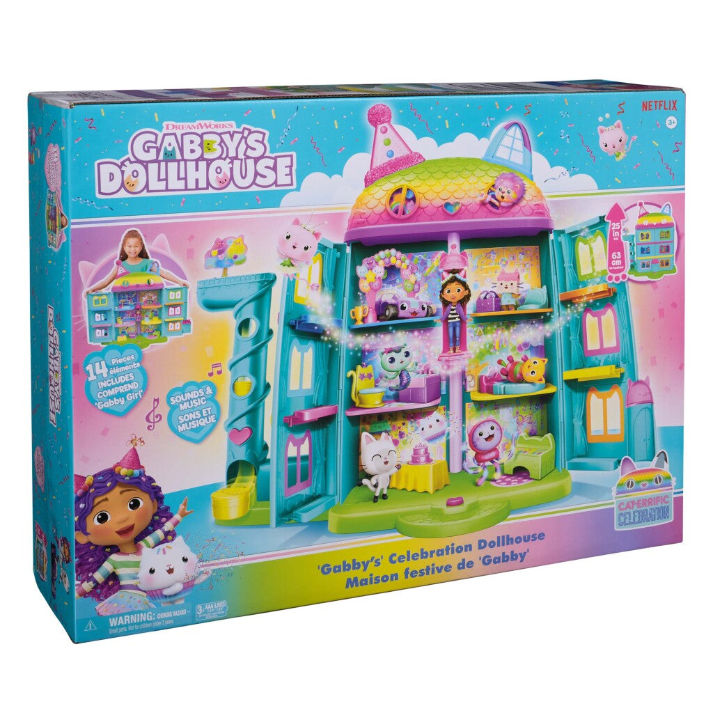 Gabby's Dollhouse Celebration's Celebration Poppenhuis (Nouveau)