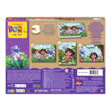 Dora 3-pack wooden puzzle in wooden box (3x24 pieces)
