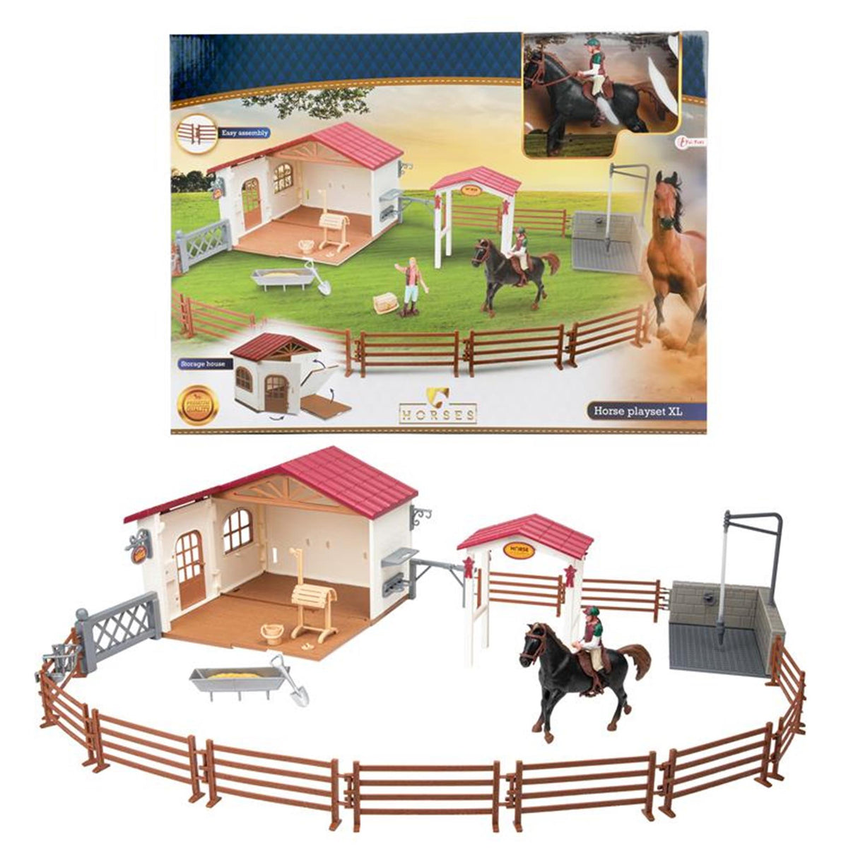Toi-toys toi toys horses paardenpeelset xl
