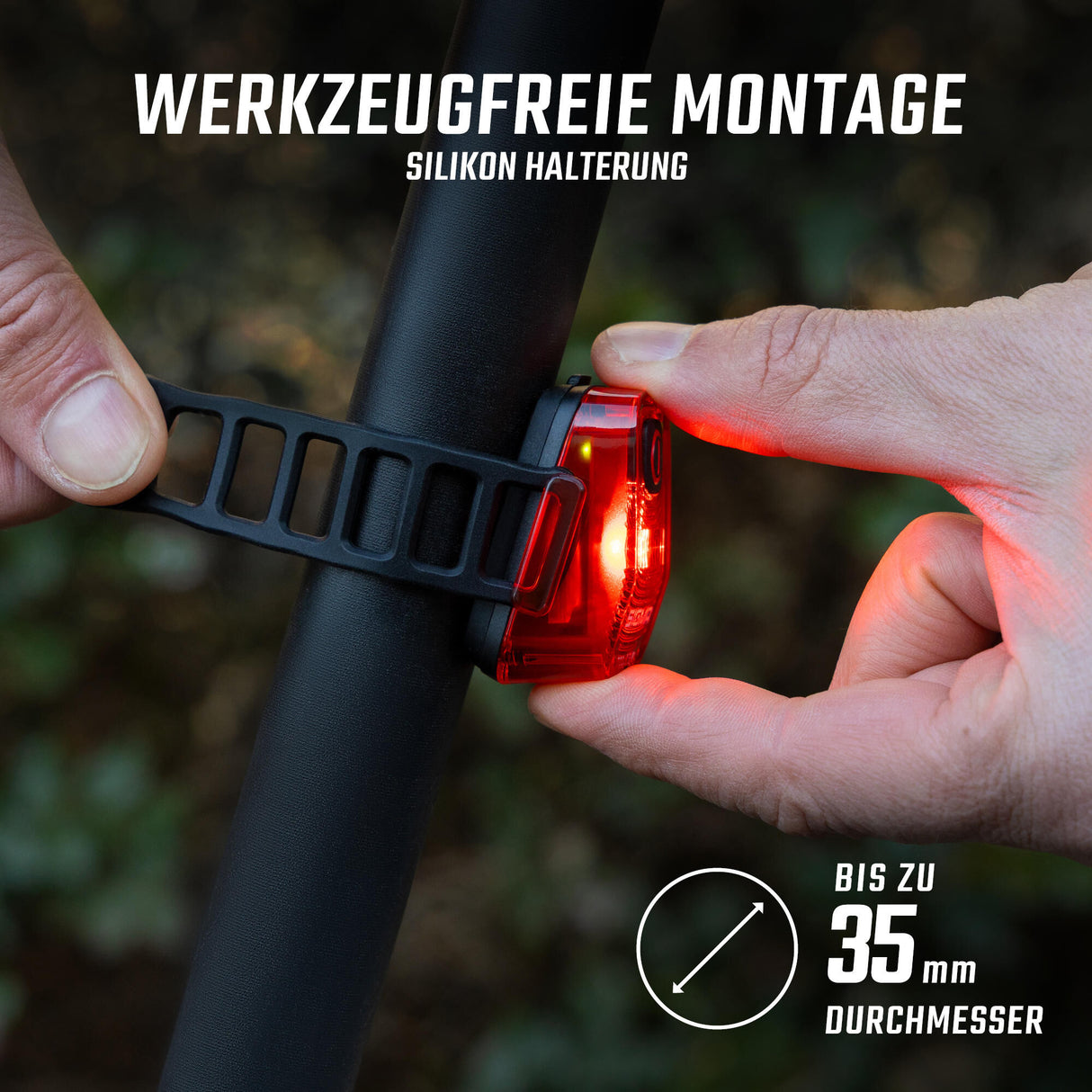 Sigma sport-achterlicht "hiro 10 sigma battery rear light hiro 10
