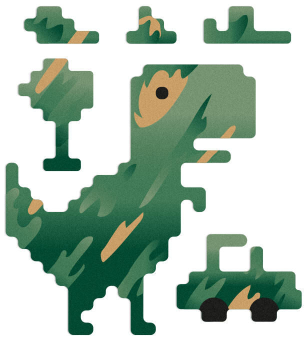 Reflective berlin reflex-stickers decals refl.sticker refl.berlin decals t-rex camouflage