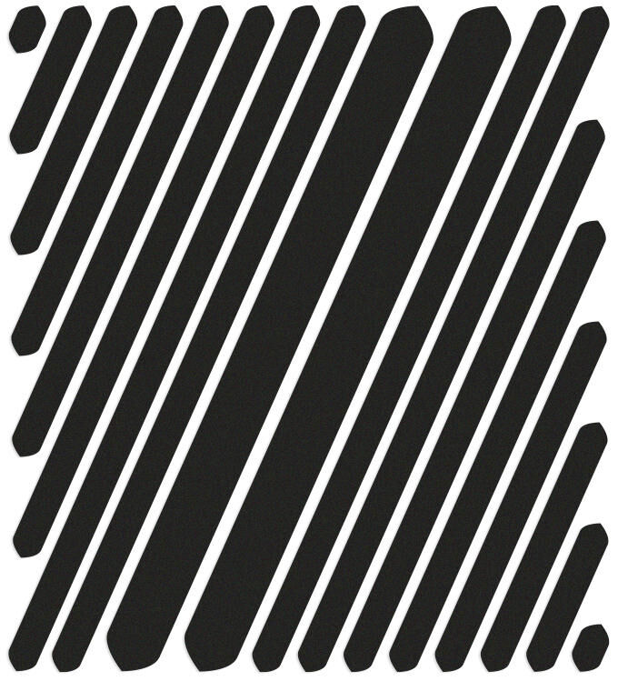 Reflective berlin reflex-stickers shapes refl.sticker refl.berlin universal black