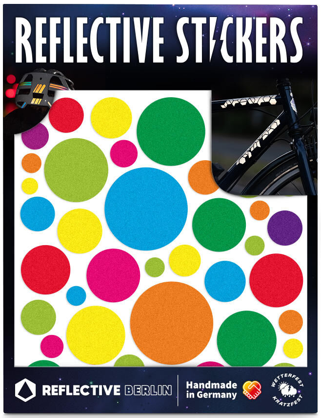 Reflective berlin reflex-stickers shapes refl.sticker refl.berlin bubbles pop