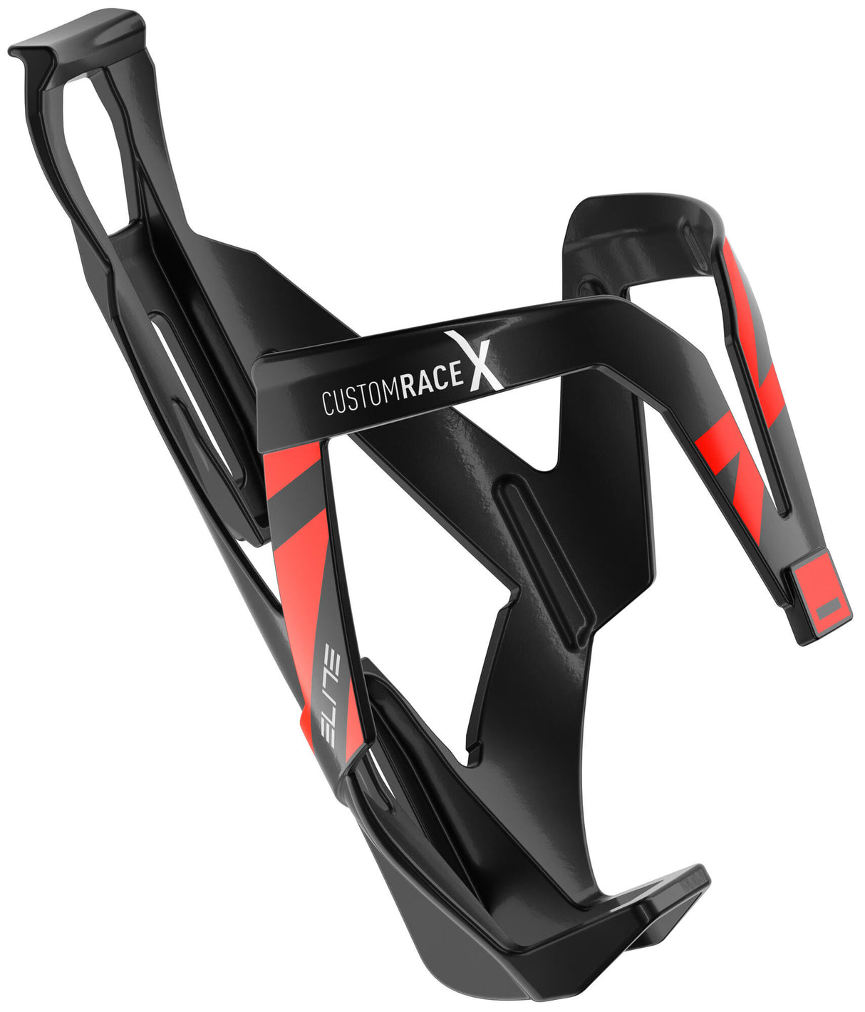 Elite bidonhouder custom race custom race 74mm bottle cage black red
