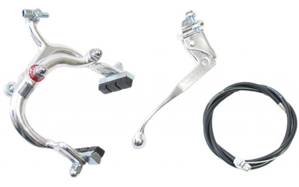 Predná brzda komplet hliníková Alhonga (brzdový strmeň)