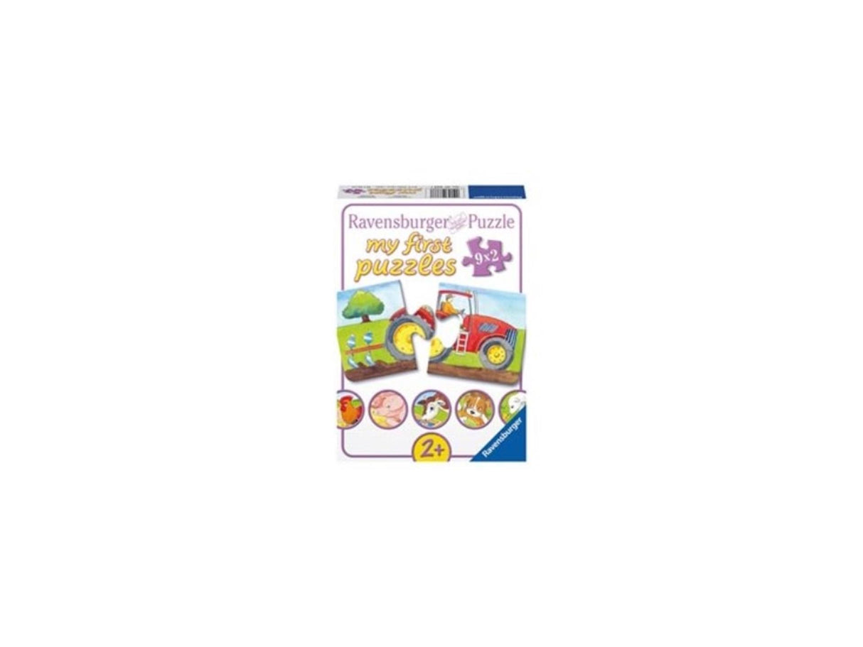 Ravensburger puzzle the farm 9x2pcs