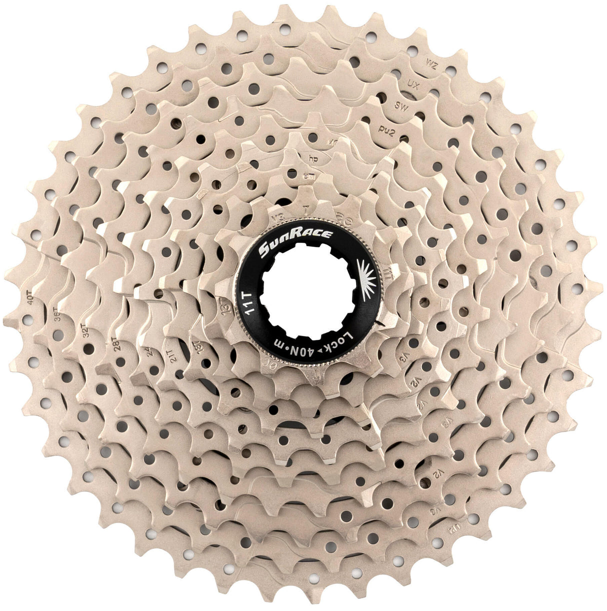 Sunrace 10 Speed ​​Cassette 11-40 T CSMS3 Silver