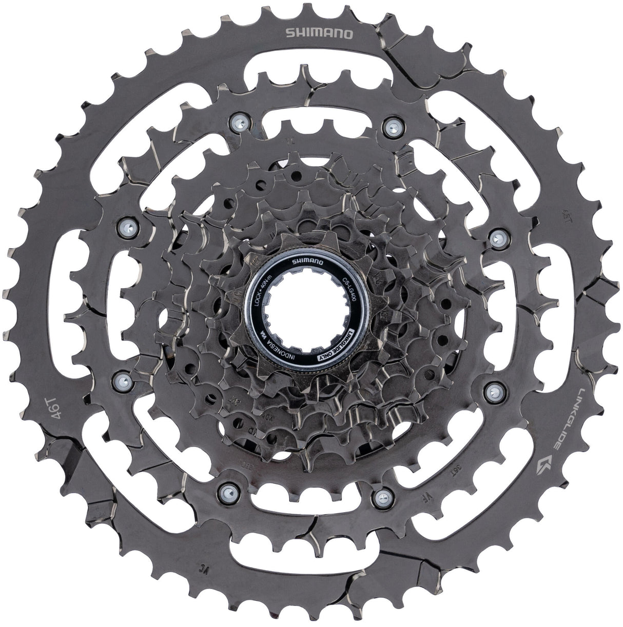 Shimano Cassette Cues 9V 11-46T CS-LG400 Black