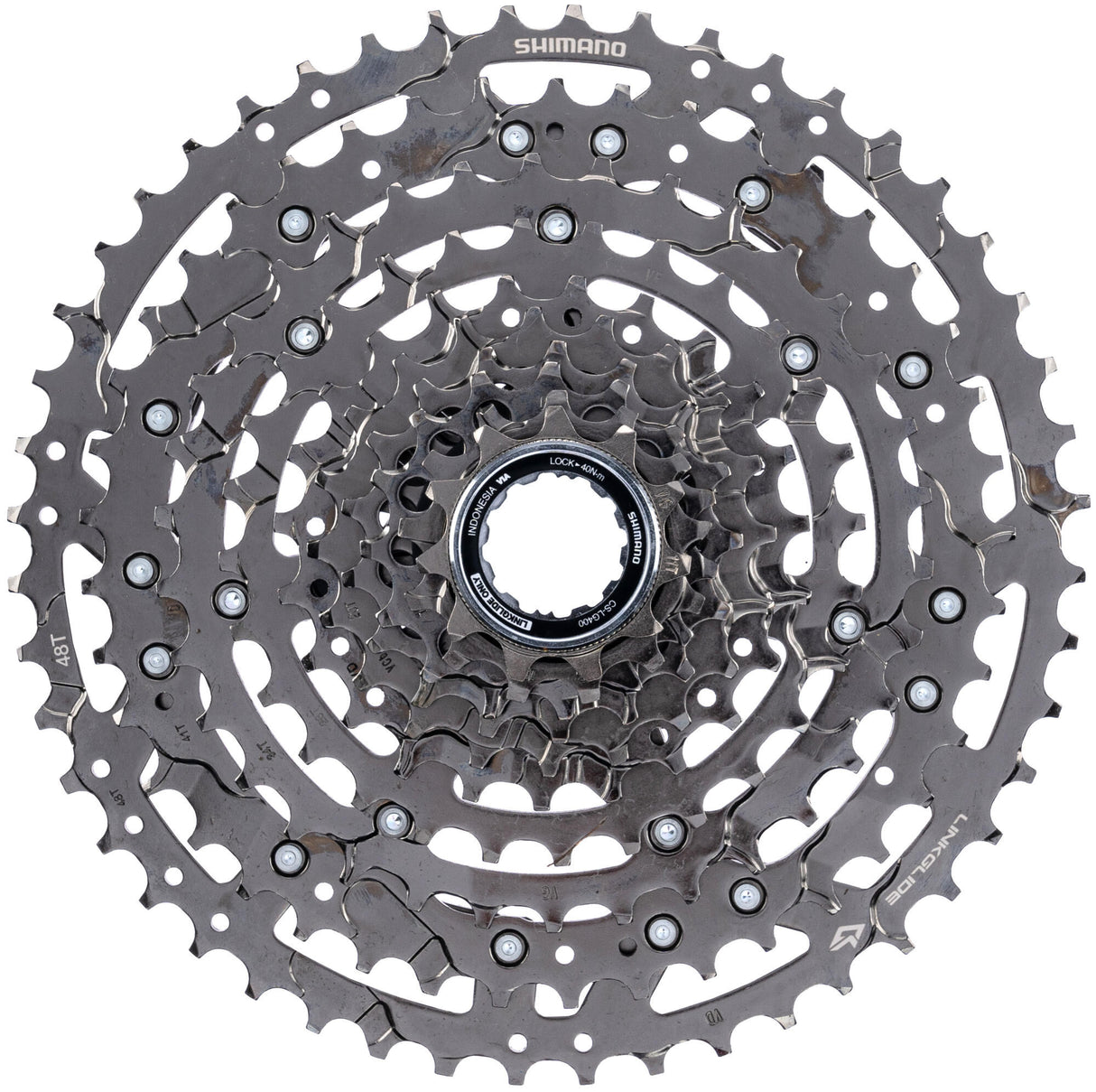 Shimano Cassette Cues 10V 11-48T CS-LG400 Black