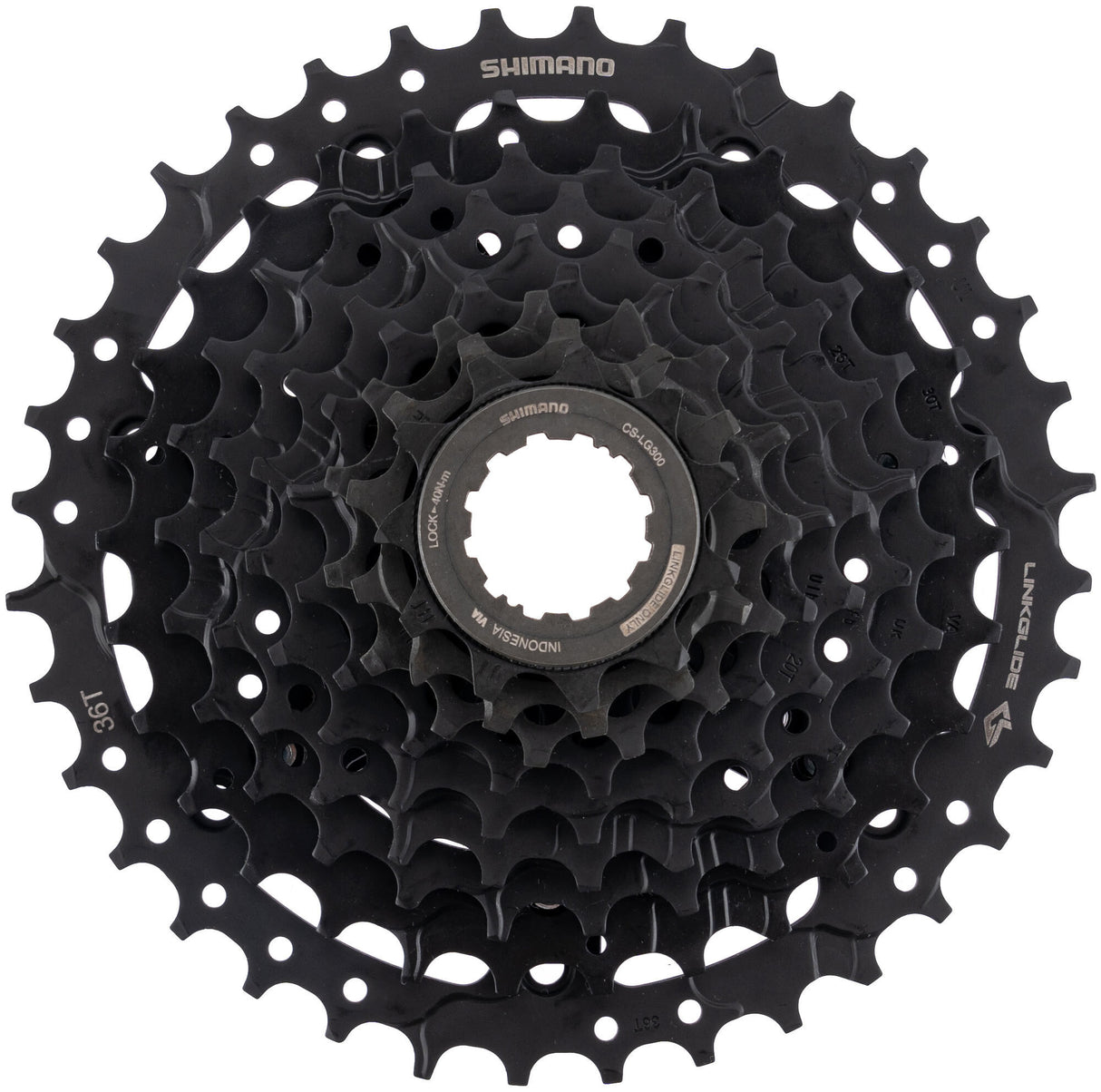 Shimano cassette cues 9v 11-46t cs-lg300 zwart