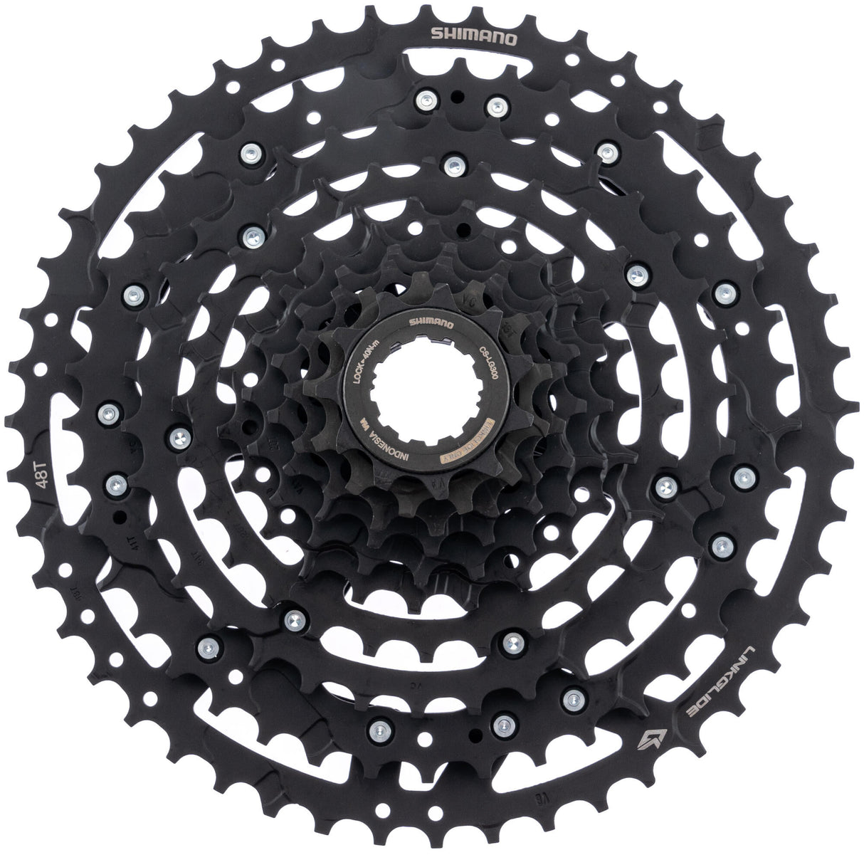 Shimano Cassette Cuets 10V 11-48T CS-LG300 Black