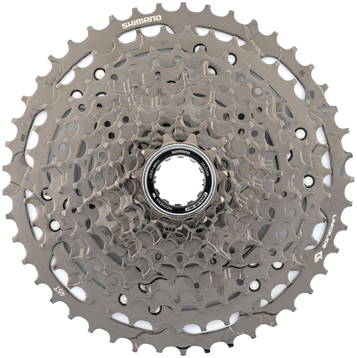 Shimano cassette cues 11v 11-45t cs-lg400 zwart