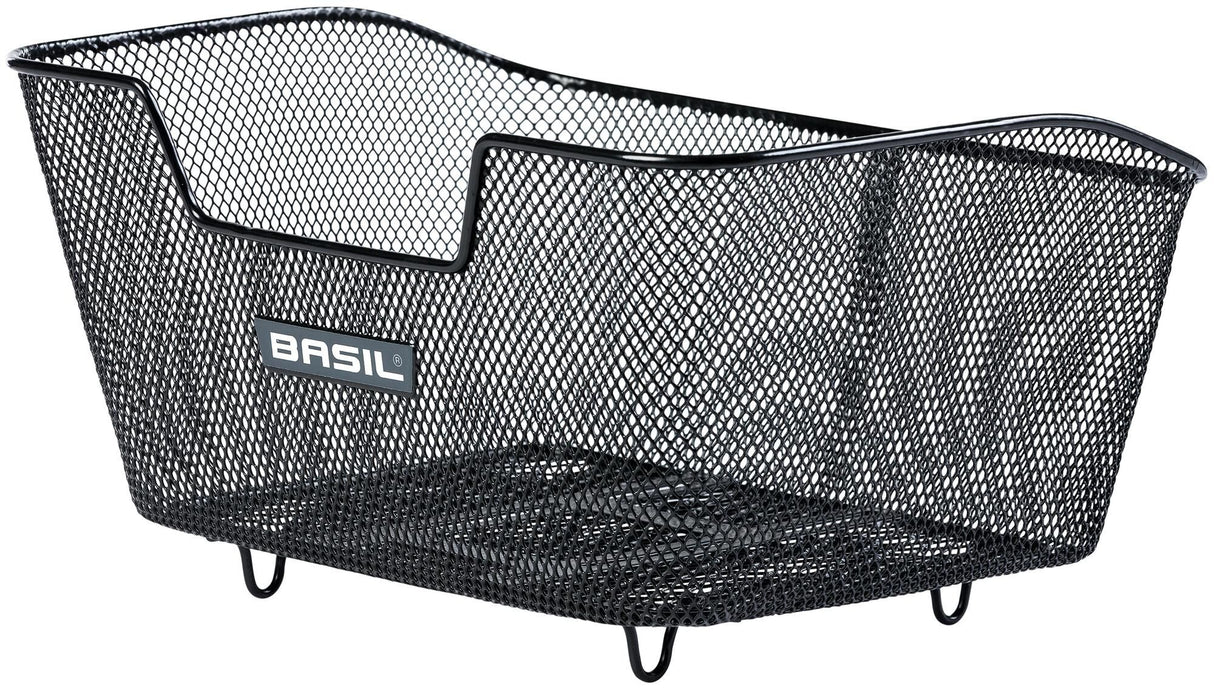 Basil Base M WSL - Bicycle Basket - På baksiden - inkludert Basil WSL -system - Svart