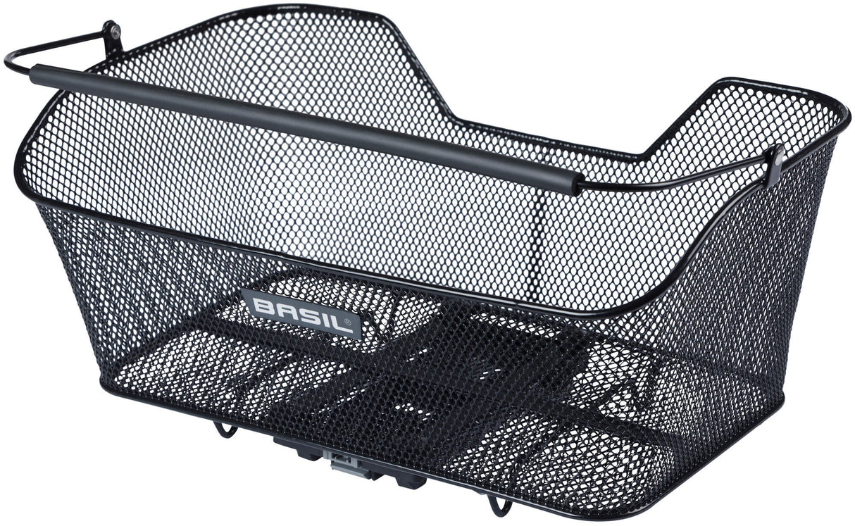 Basilikum Fahrradkorb Basis XL Heckkorb Mik 44 x 23 x 17 cm - Schwarz