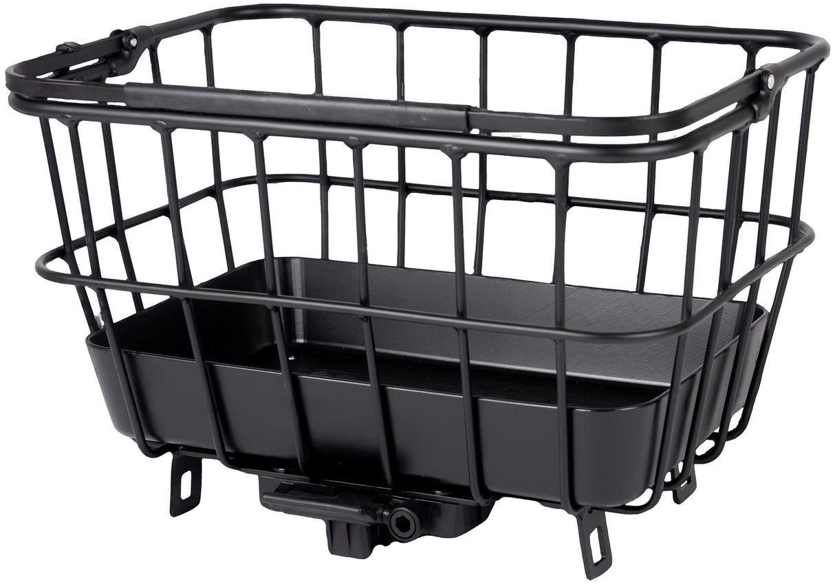 Atranvelo front basket grocery m fr. rear basket bag at.velo grocery m black