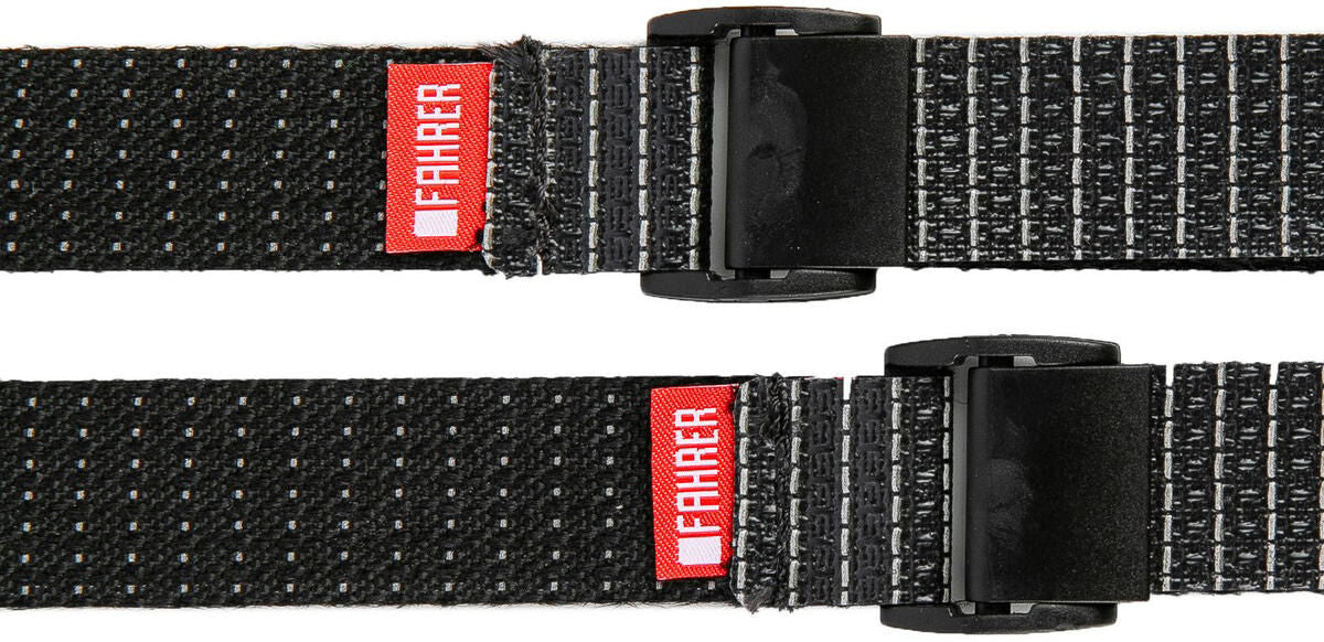Driver cargo mini strap reflection xl 70x2cm black (2 pieces)