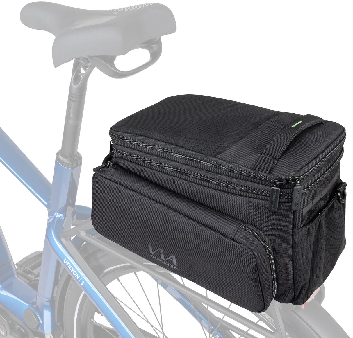 Contec via explorer bagagedragertas ct pannier bag via explorer avs black