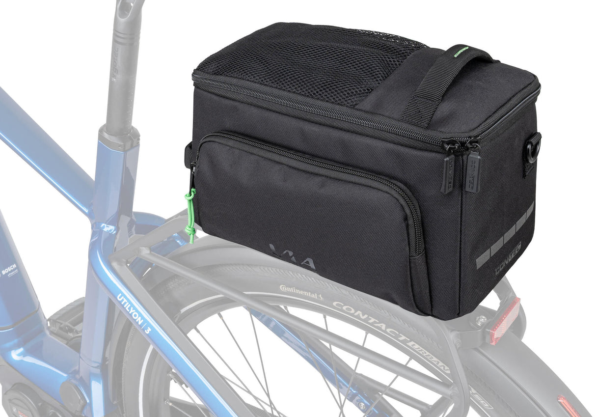 Contec bagagedragertas via commuter ct pannier bag via commuter avs black