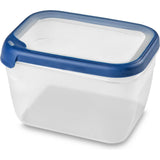 Curver grand chef récipient pour aliments frais rectangulaire 2,4l transparent bleu foncé