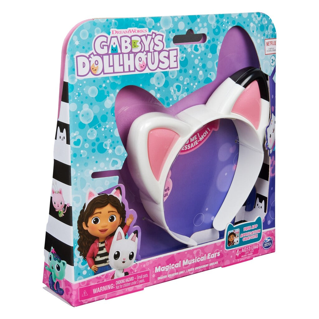 Spinmaster Gabby's Dollhouse's Gabby's Magic Musical Cat Ears Musical