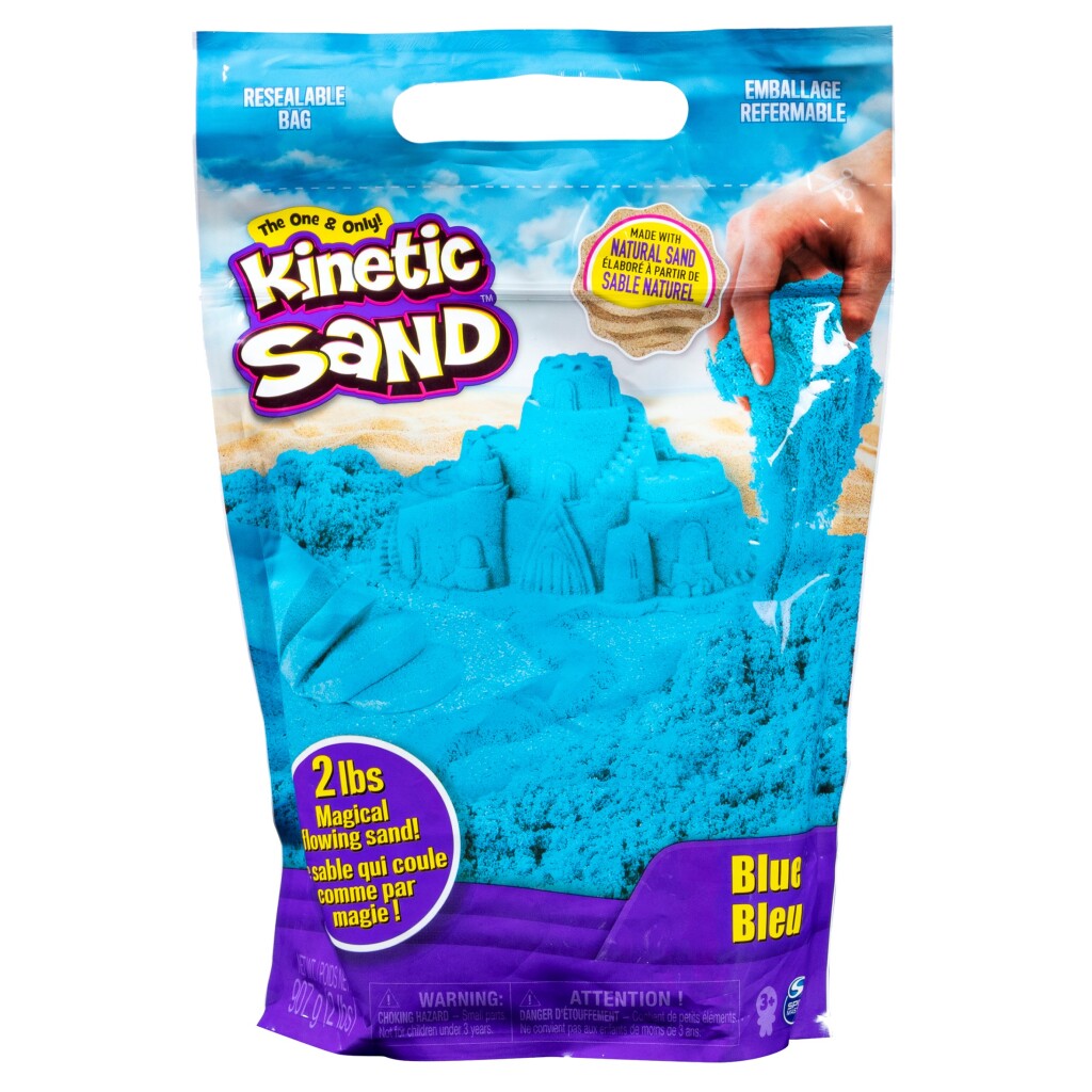 Sac de sable de couleur de sable cinétique bleu 907g