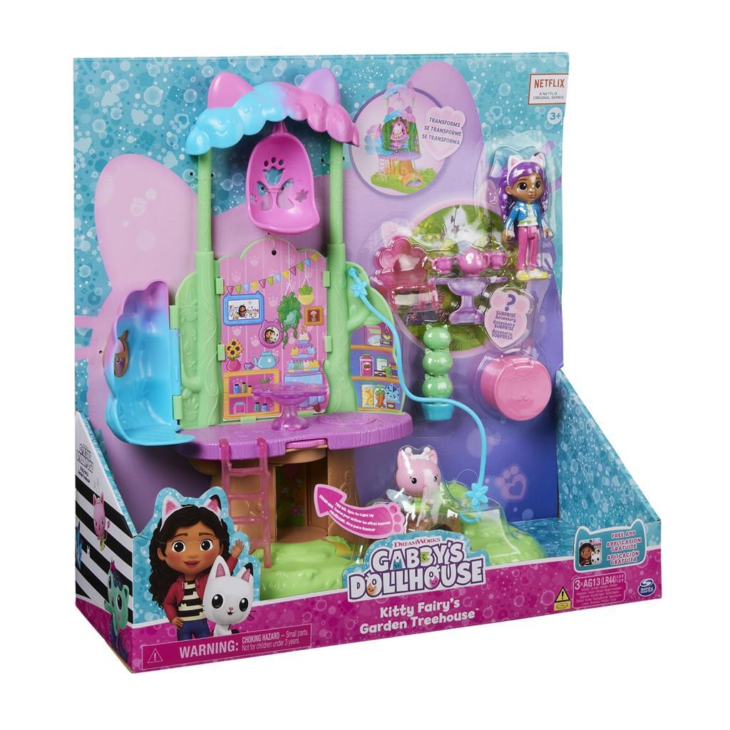 Gabby's Dollhouse Gabby #039; s Dollhouse Kittys Fairys Garden Treehouse