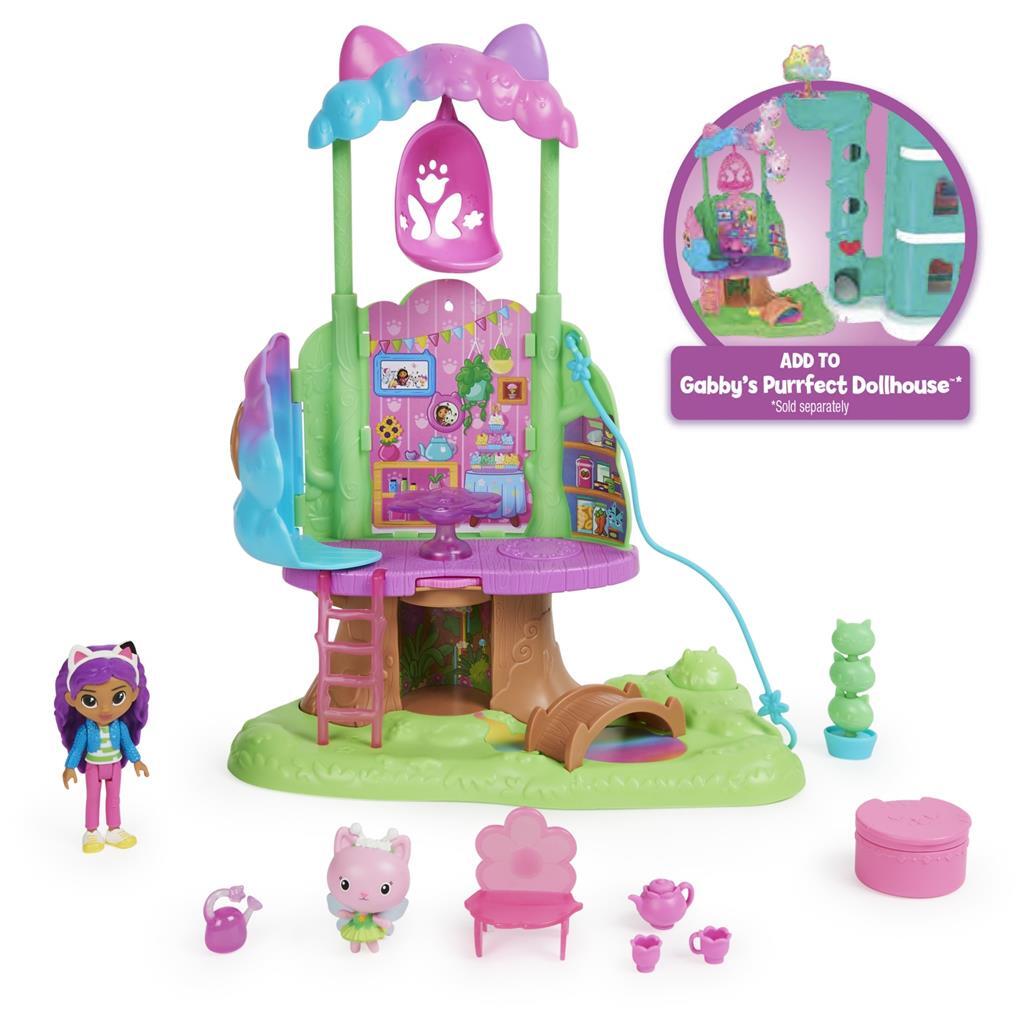 Gabby's Dollhouse Gabby #039; s Dollhouse Kittys Fairys Garden Treehouse