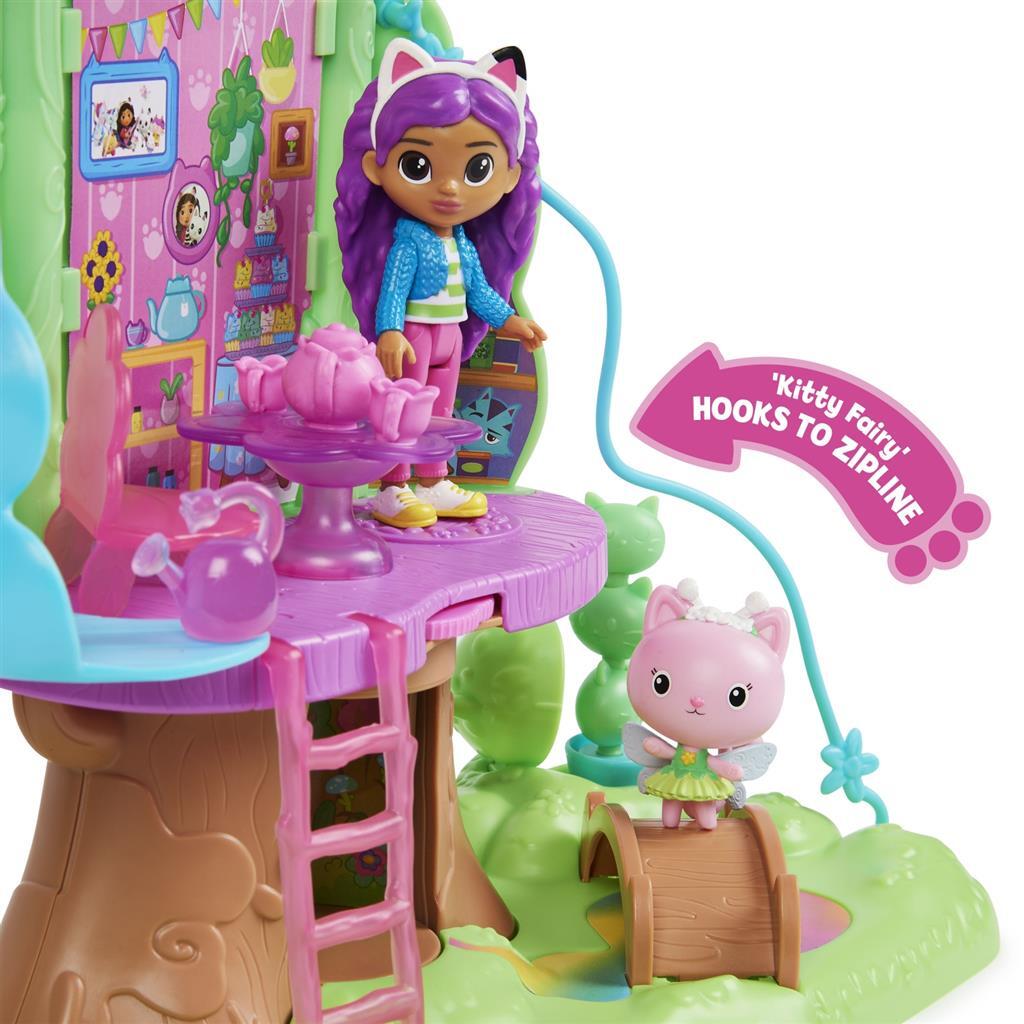 Gabby's Dollhouse Gabby #039; s Dollhouse Kittys Fairys Garden Treehouse