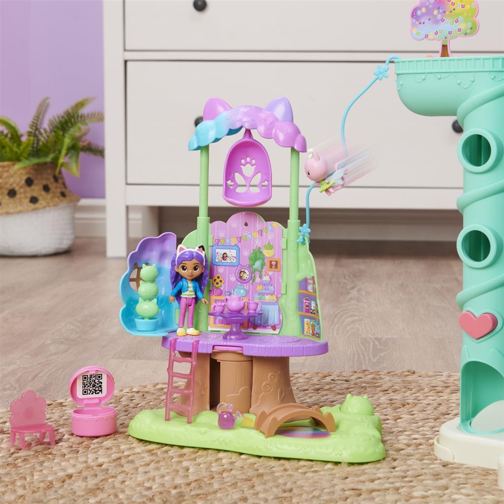 Gabby's Dollhouse Gabby #039; s Dollhouse Kittys Fairys Garden Treehouse